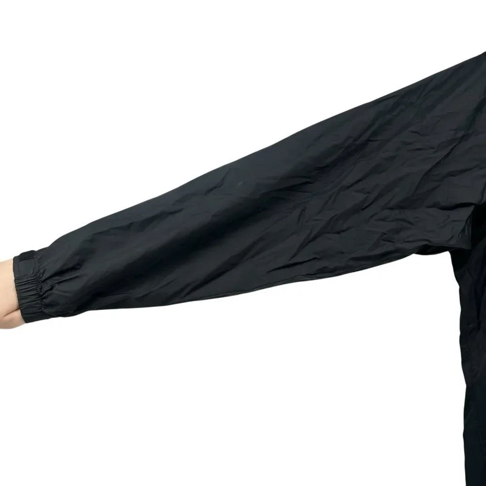 Columbia Jacket Womens M Black Hooded Lightweight Windbreaker Full Zip Casual‎ - Picture 7 of 11